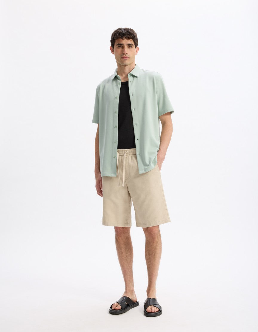 Short Sleeves Shirt - Vert Sauge