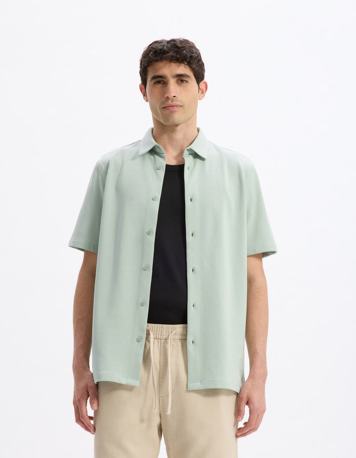 Short Sleeves Shirt - Vert Sauge