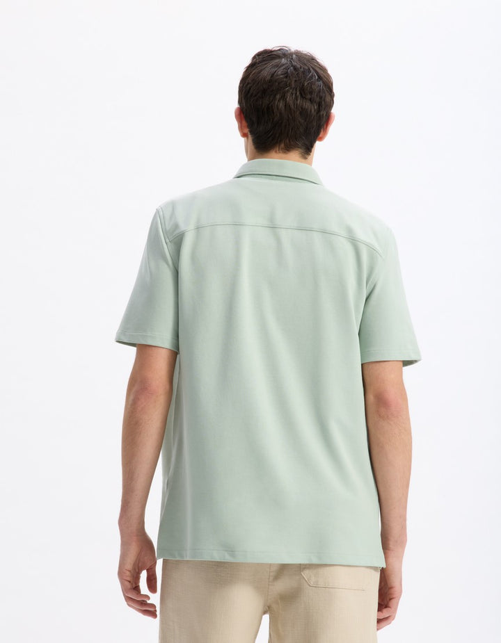 Short Sleeves Shirt - Vert Sauge