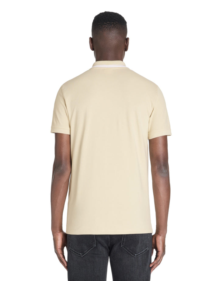 Short Sleeves Polo - Beige