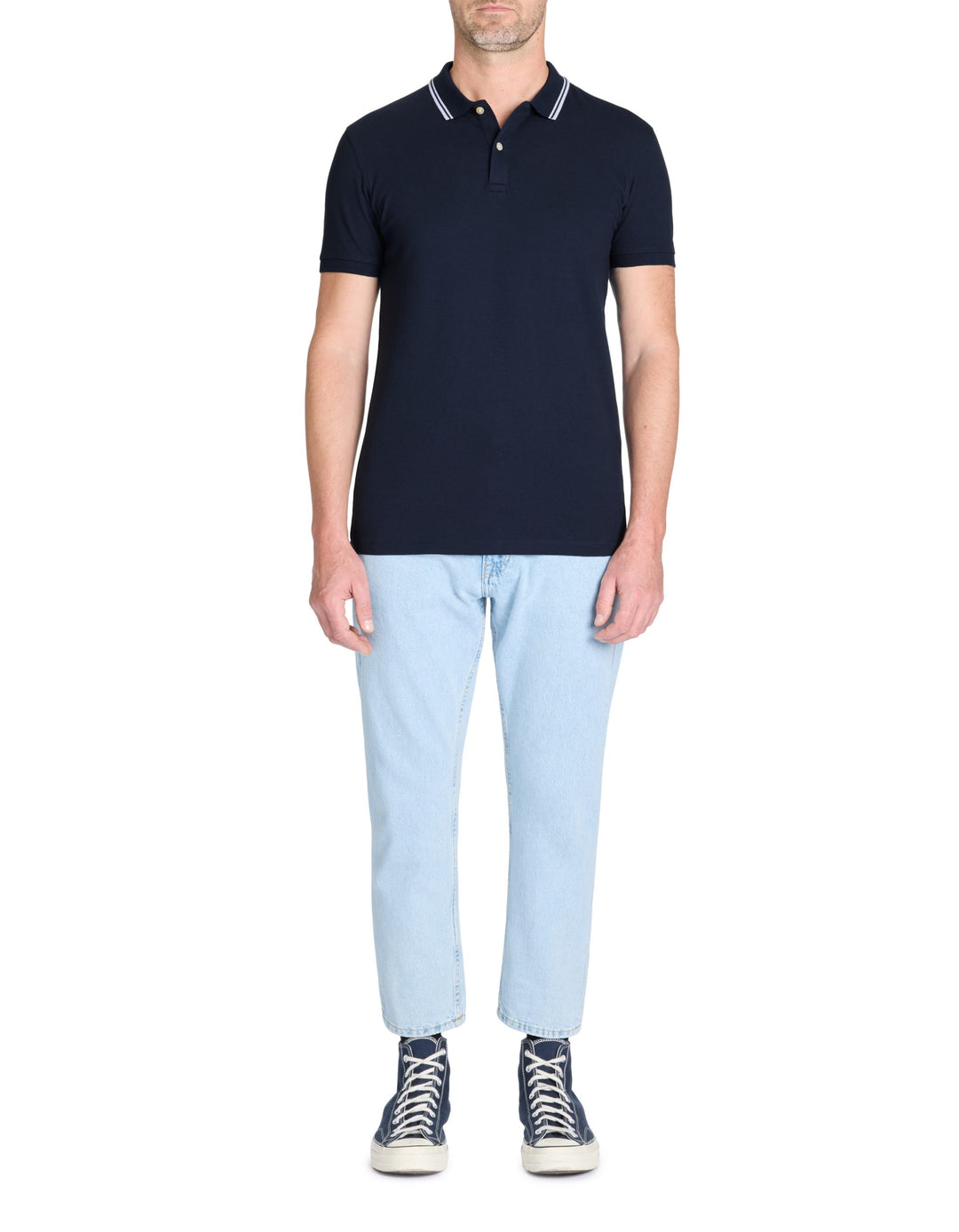 Short Sleeves Polo - Blue