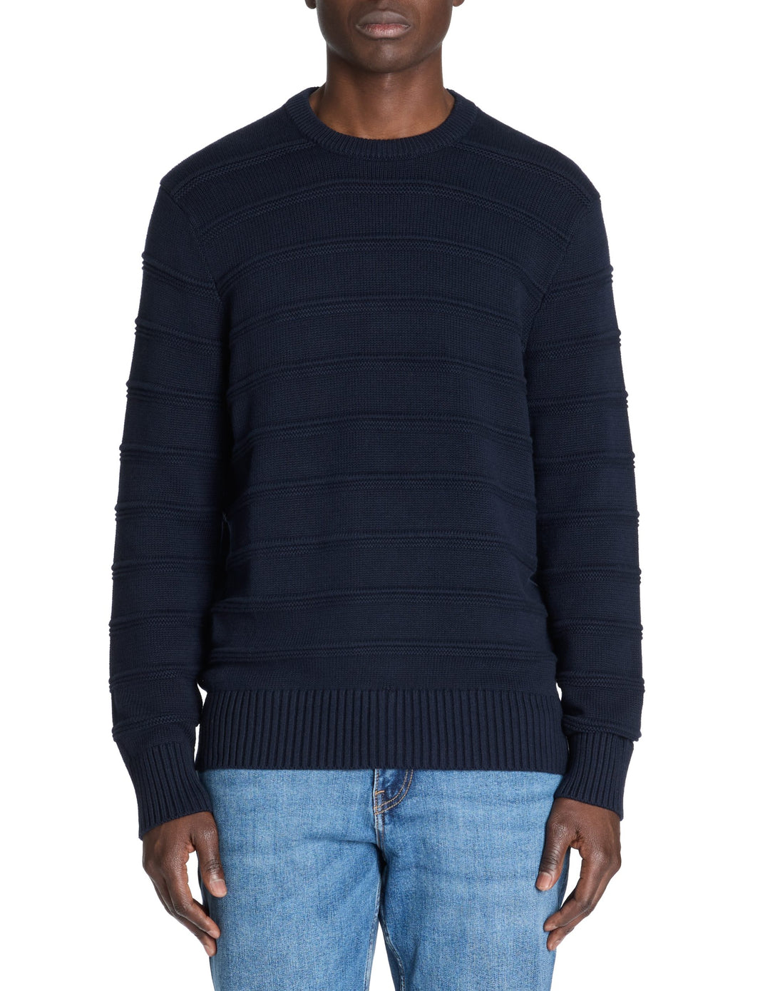 Crew Neck Jumper - Beige
