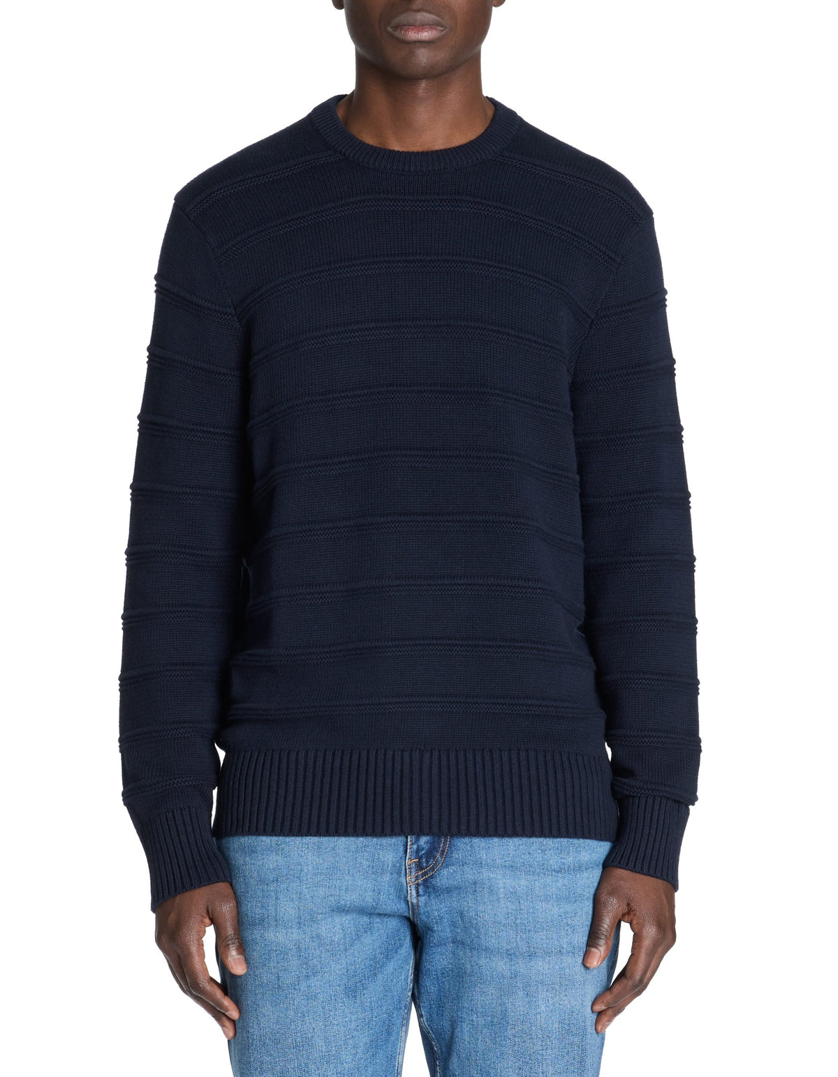 Crew Neck Jumper - Beige