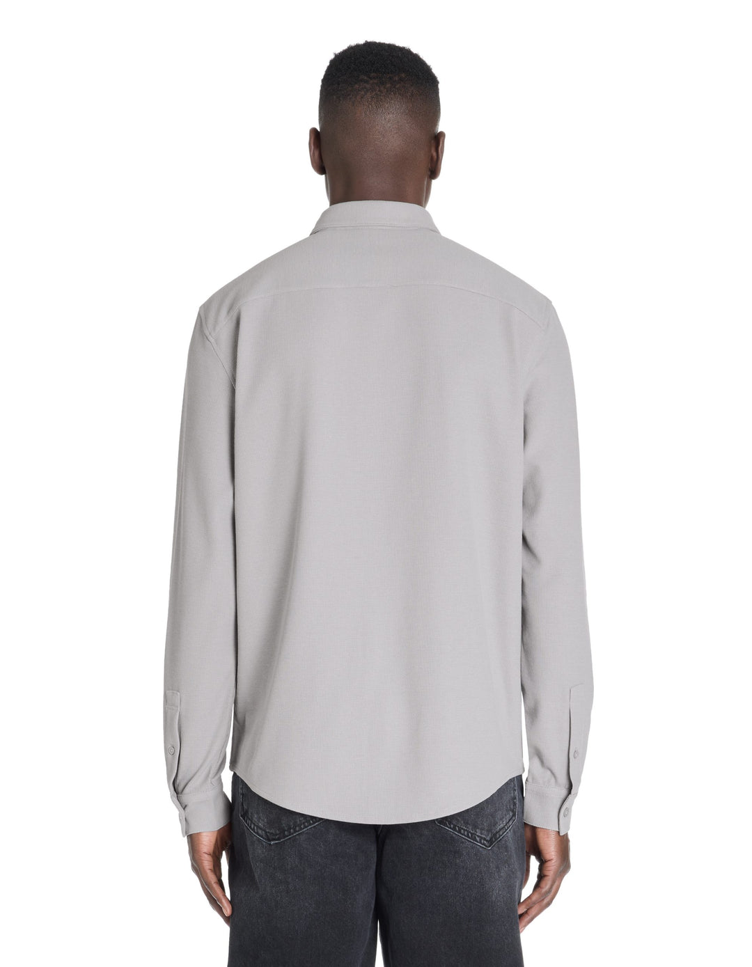 Long Sleeves Shirt - Light Grey