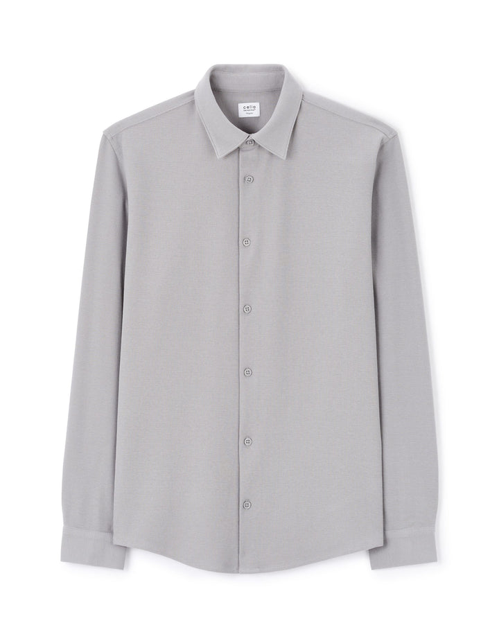 Long Sleeves Shirt - Light Grey