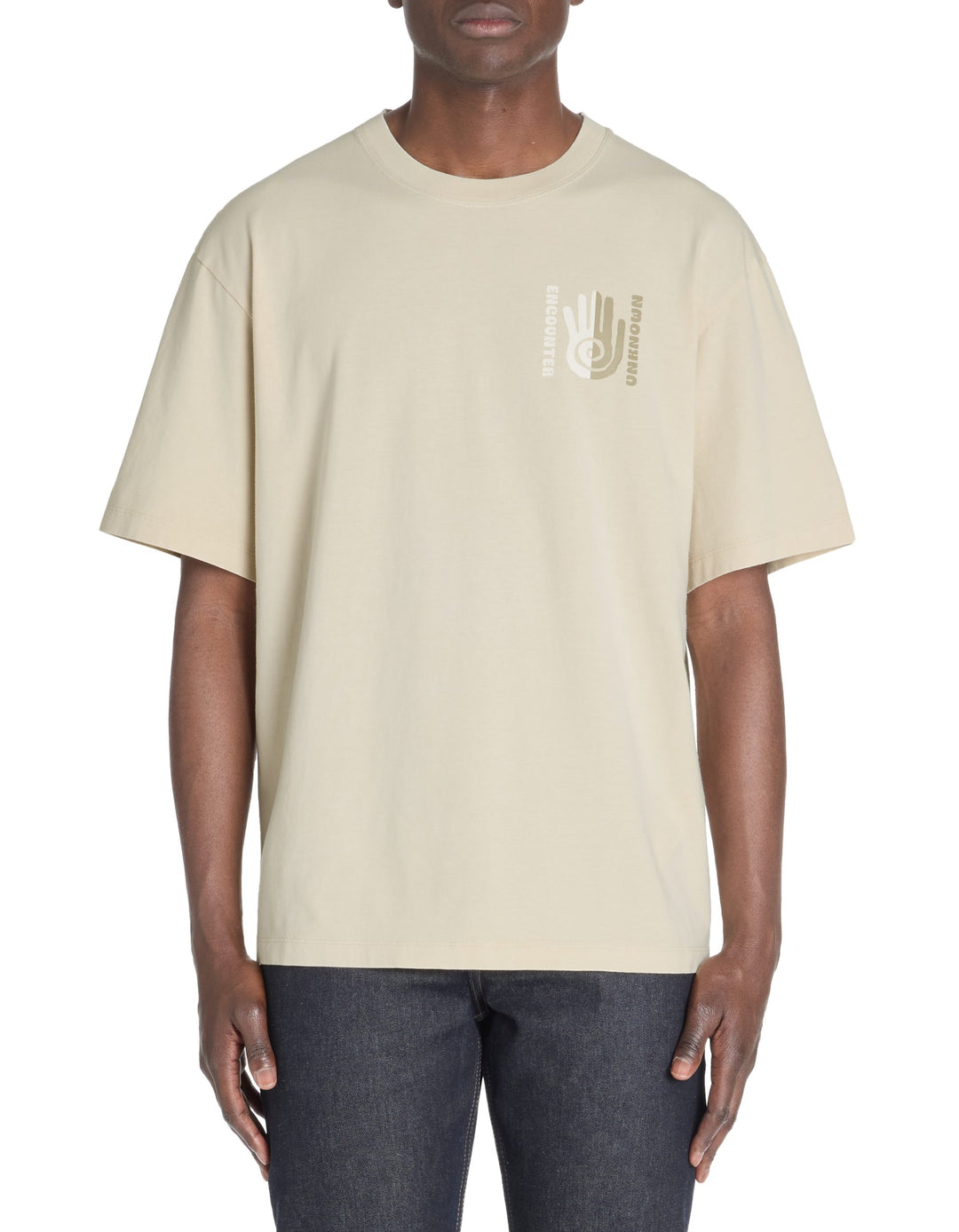 Short Sleeves Tshirt - Beige