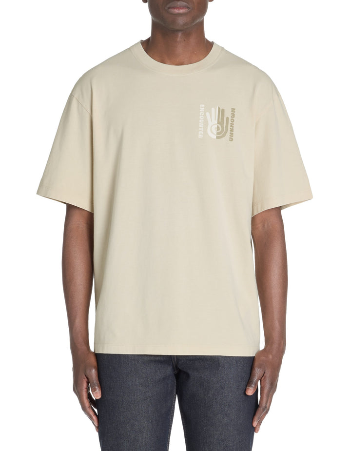 Short Sleeves Tshirt - Beige