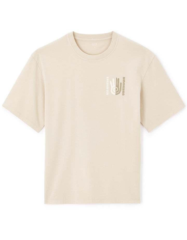 Short Sleeves Tshirt - Beige