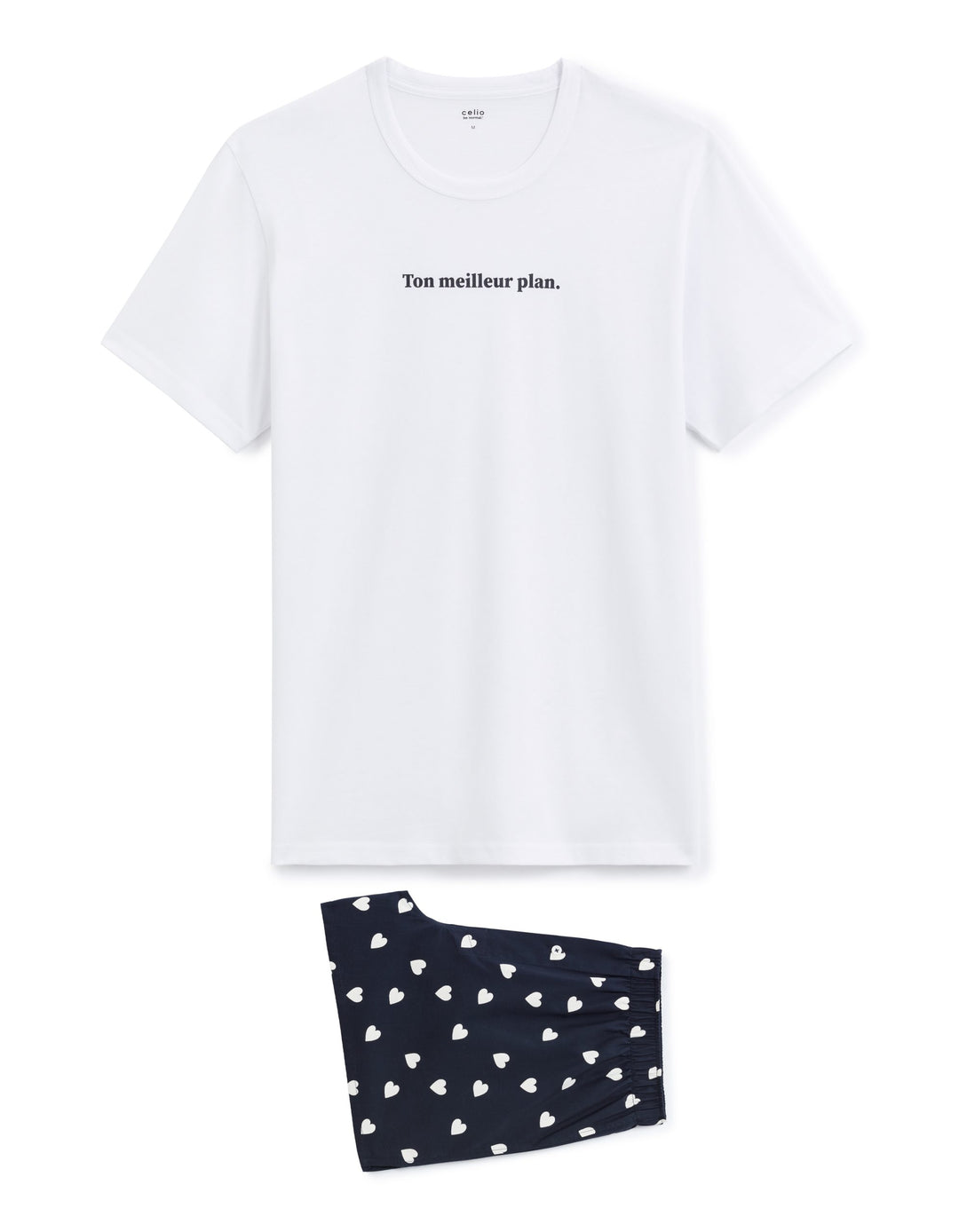 Pyjama/Bathrobe/Slippers - Blue