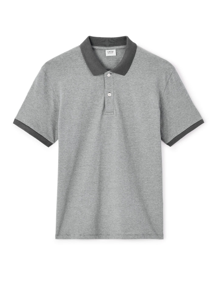 Short Sleeves Polo - Grey