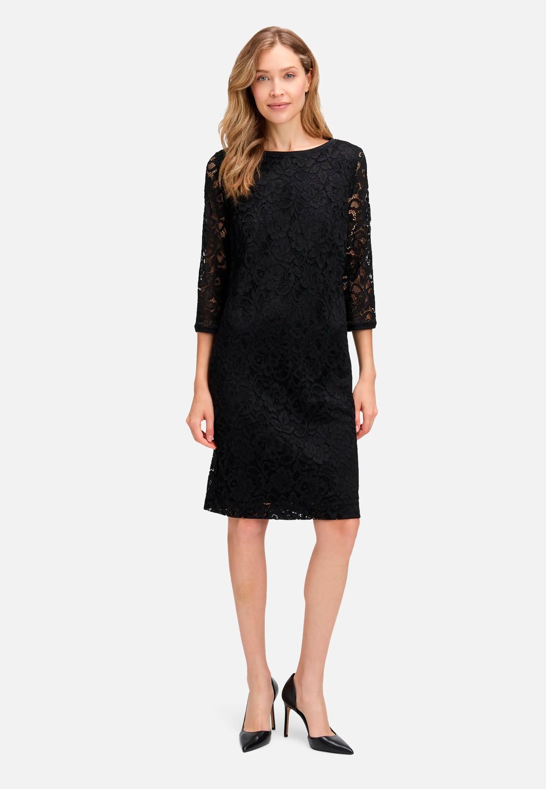 Sheath Dress with 3/4 Sleeves