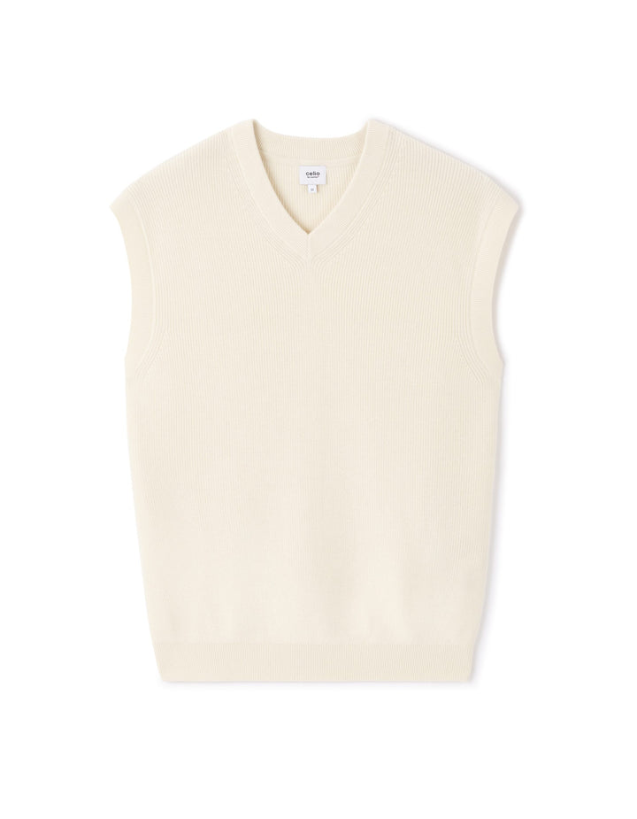 Crew Neck Jumper - Beige