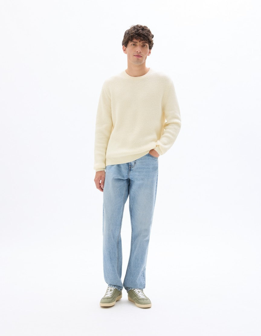 JEAN 1 LENGTH - White