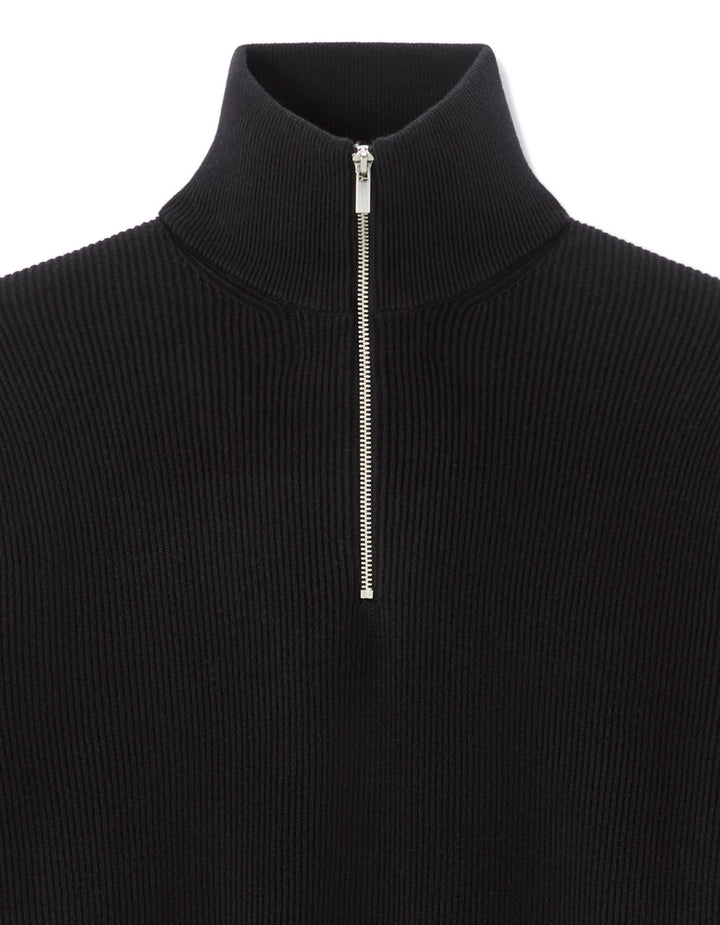 Turtle Neck Jumper - Black