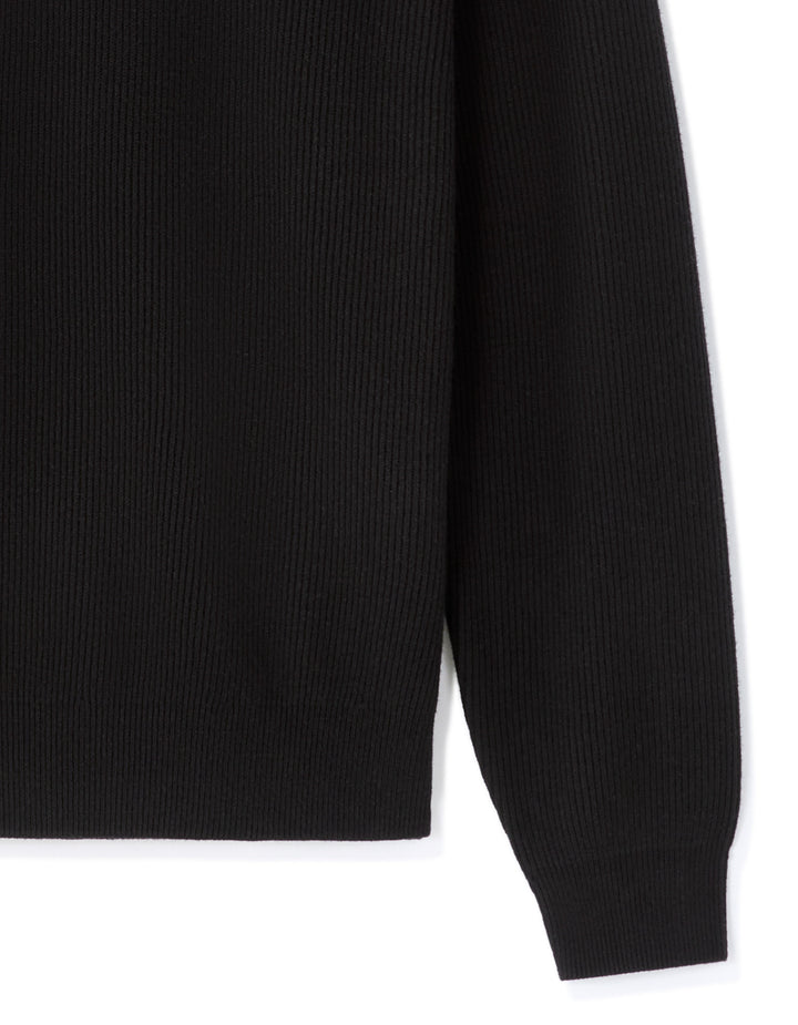 Turtle Neck Jumper - Black