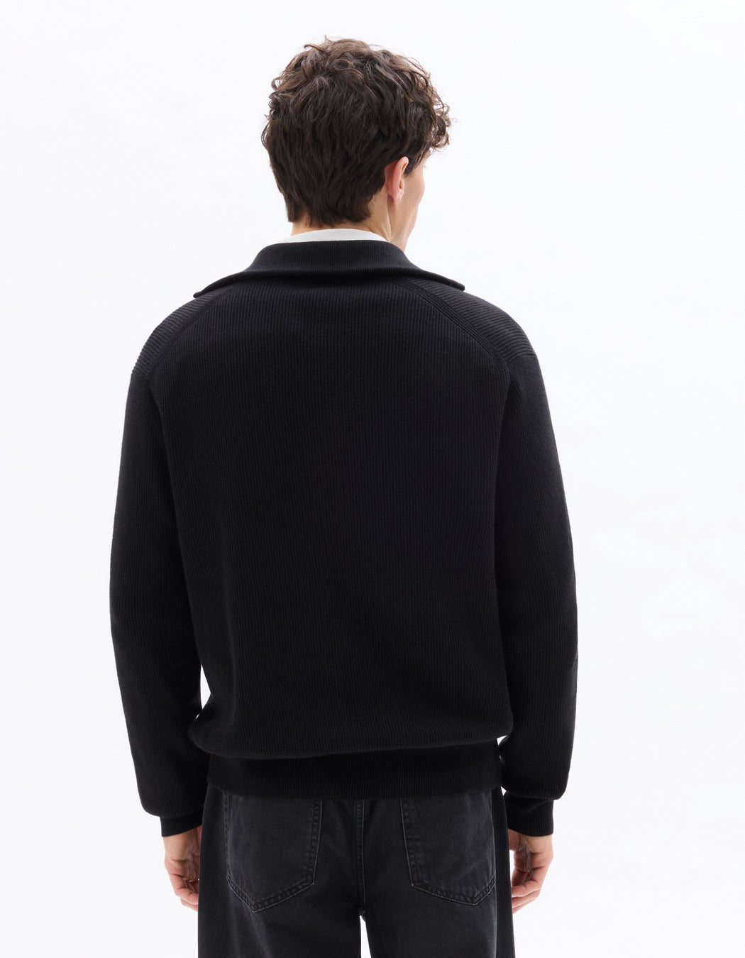 Turtle Neck Jumper - Black
