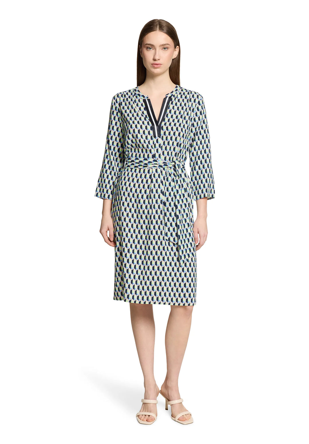 Blouse Dress with Belt