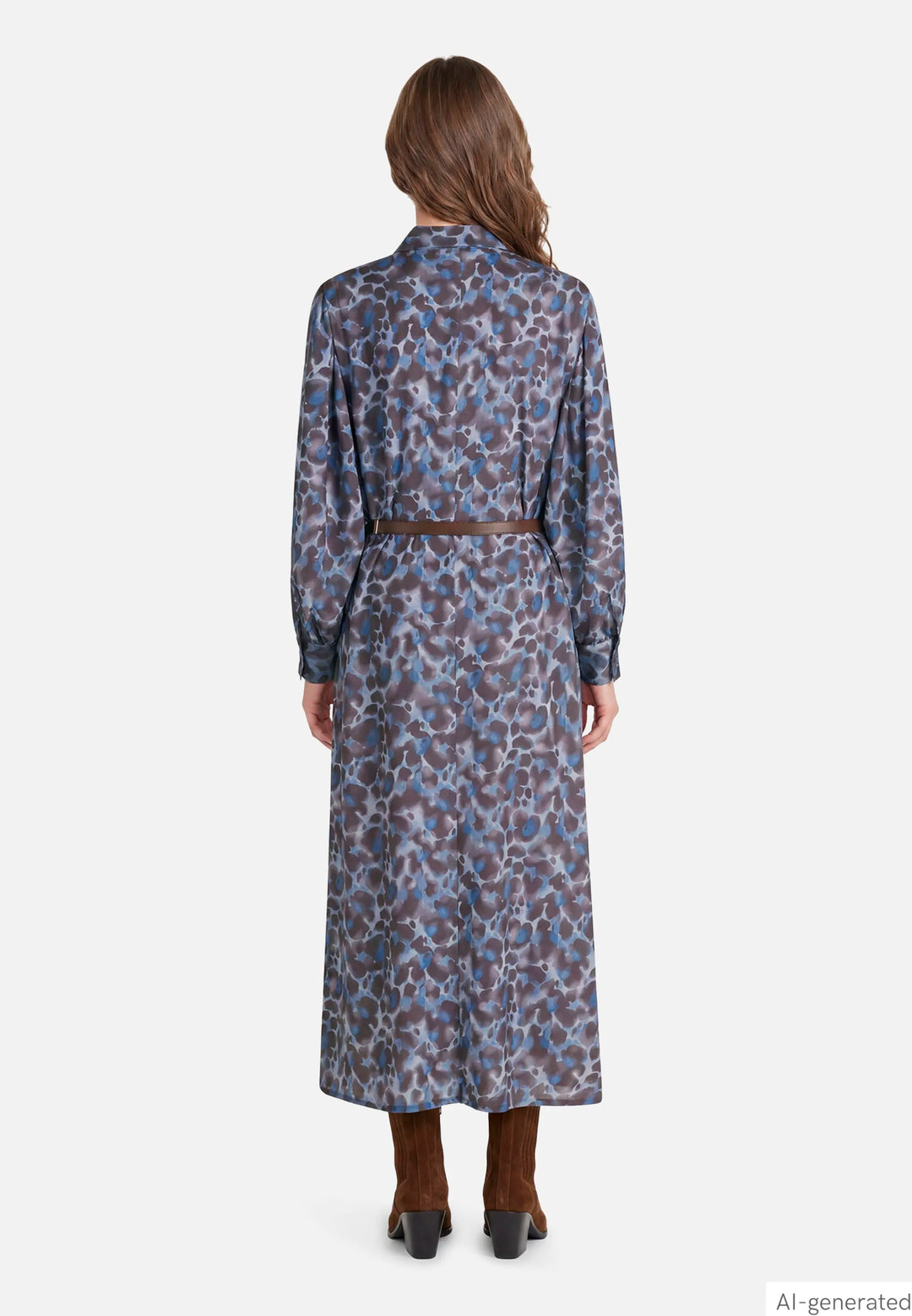 Shirt Dress with Tie Belt