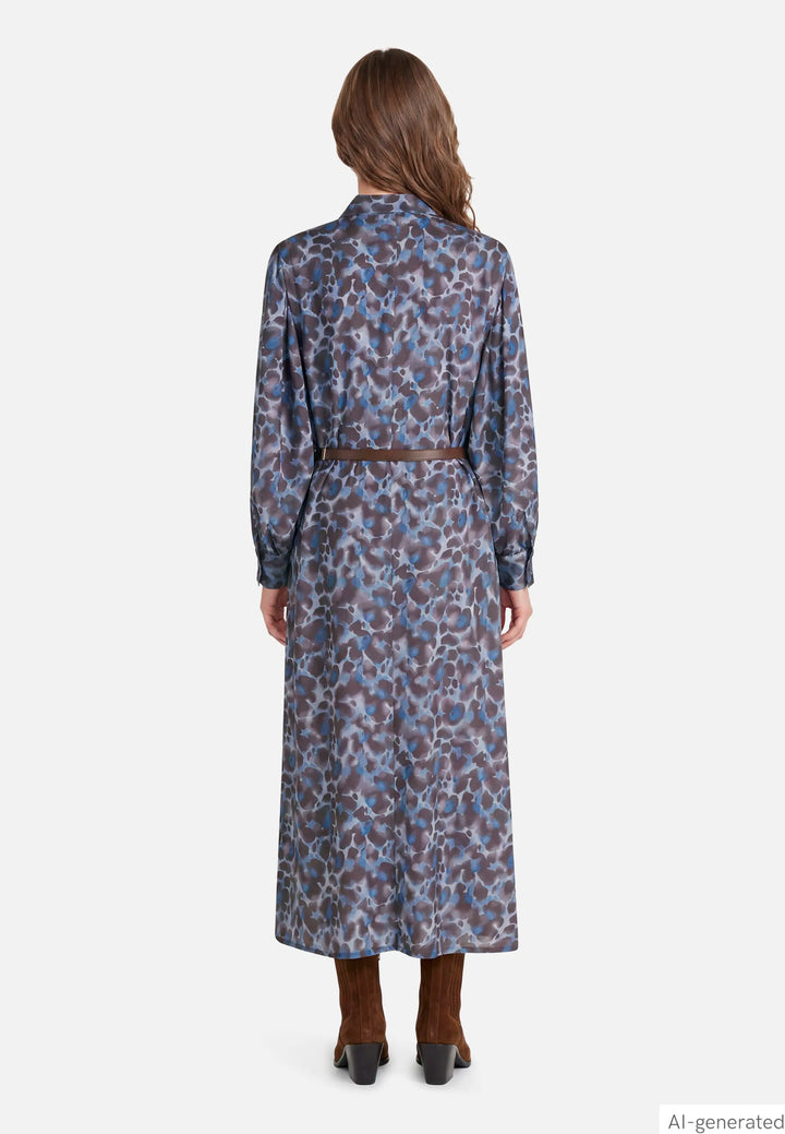 Shirt Dress with Tie Belt