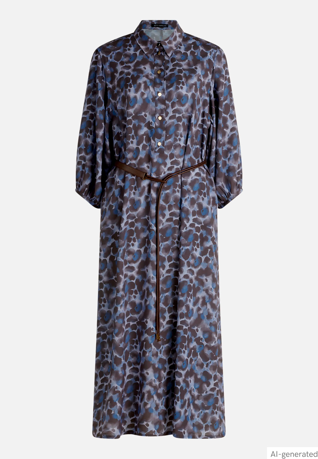 Shirt Dress with Tie Belt