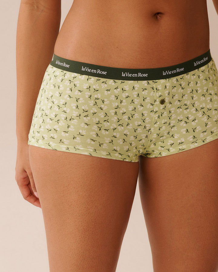 Cotton Boyleg Panty - Gray