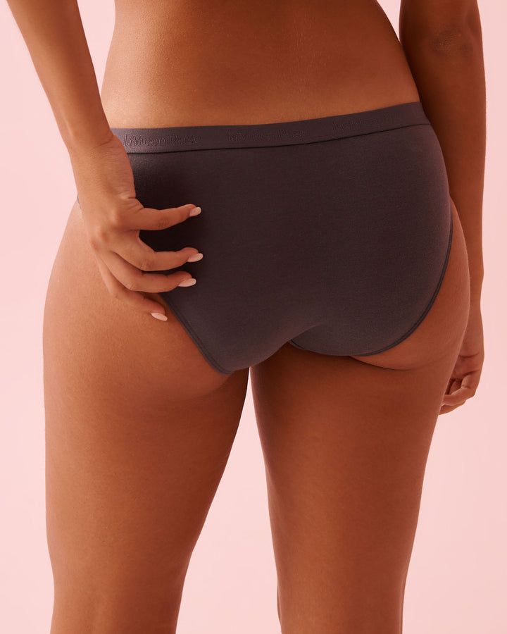 Cotton Elas Band Bikini - Gray
