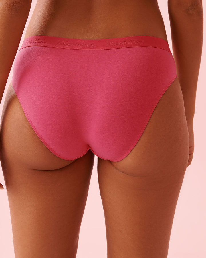 Cotton Elas Band Bikini - Pink
