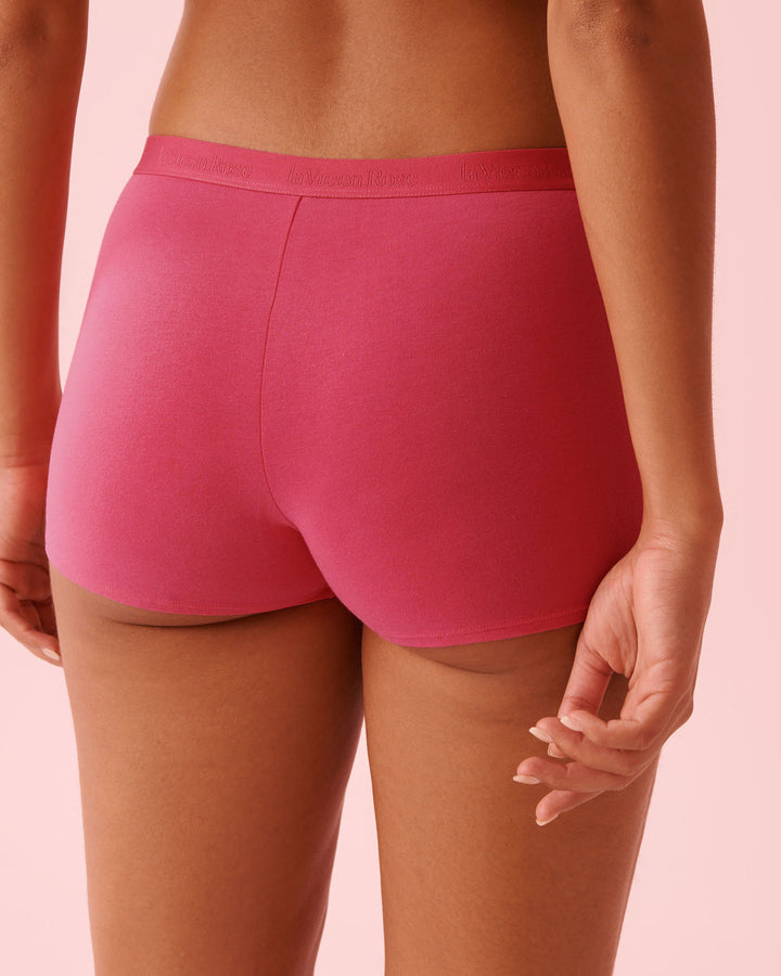 Cotton Elas Band Hw Boyshort - Pink
