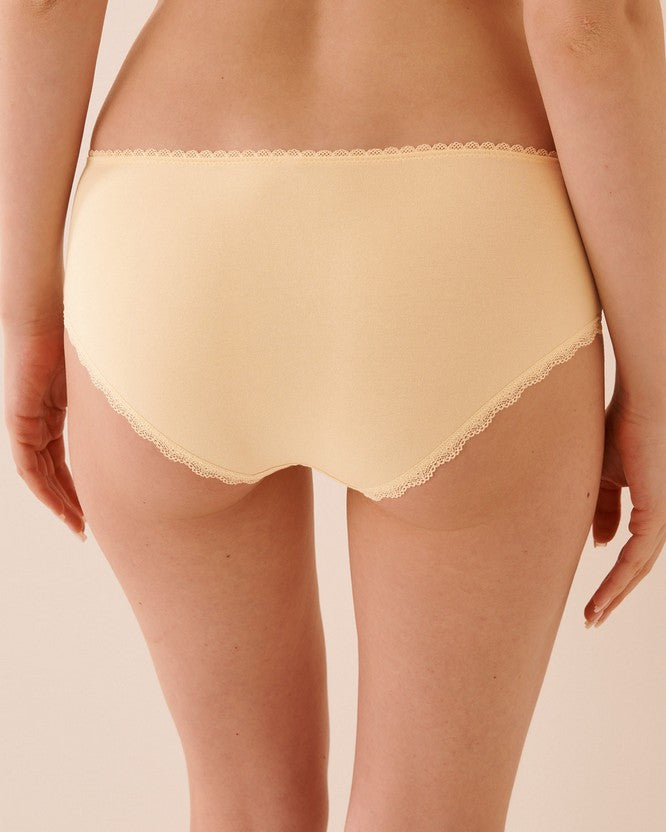 Cotton Lace Trim Hiph - Light Yellow