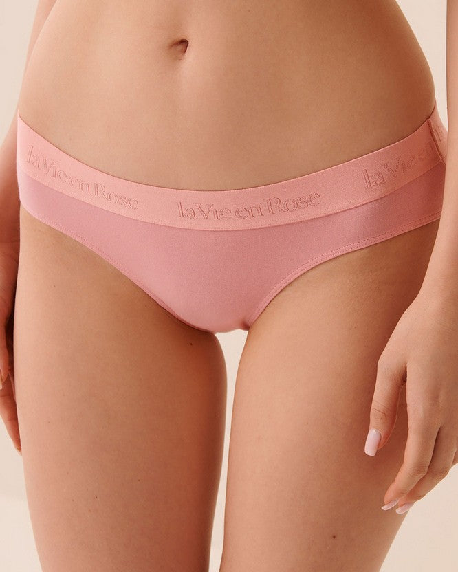 Cotton Elas Band Bikini - Pink