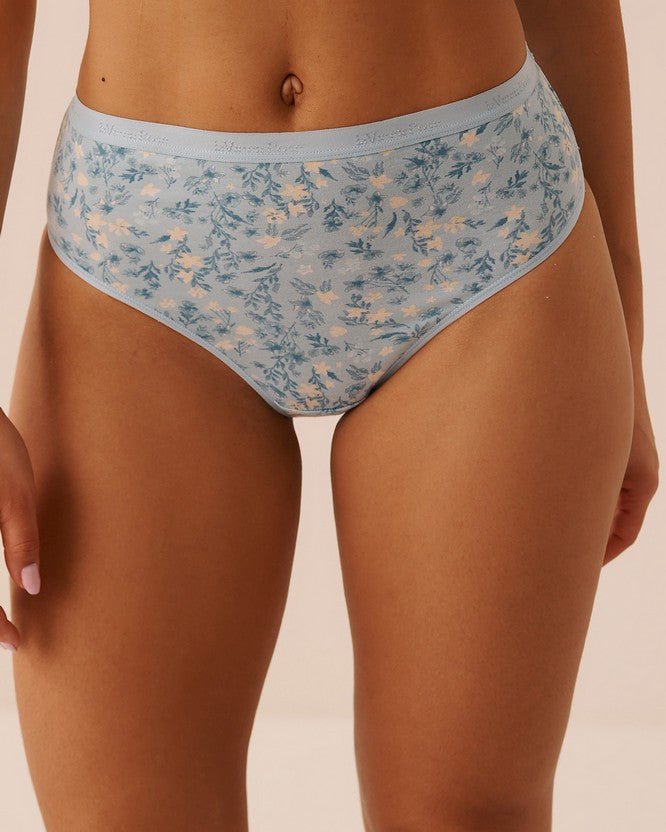 Cotton Hw Bikini - Light Blue