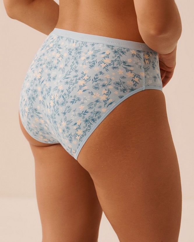 Cotton Hw Bikini - Light Blue
