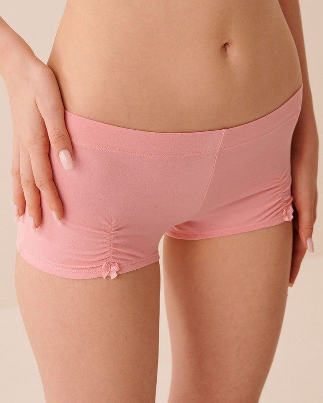 Cotton Rushing Boyshort - Pink