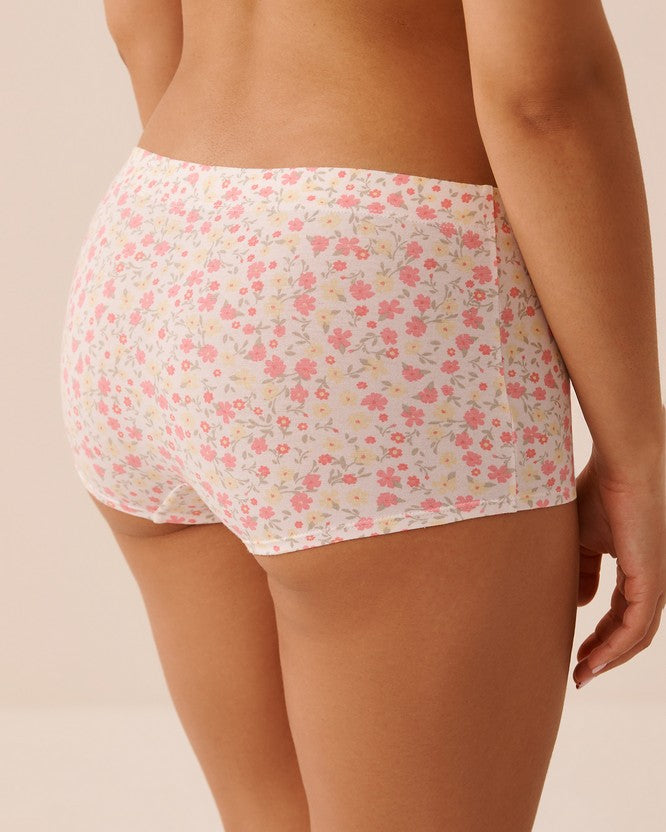 Cotton Rushing Boyshort - White