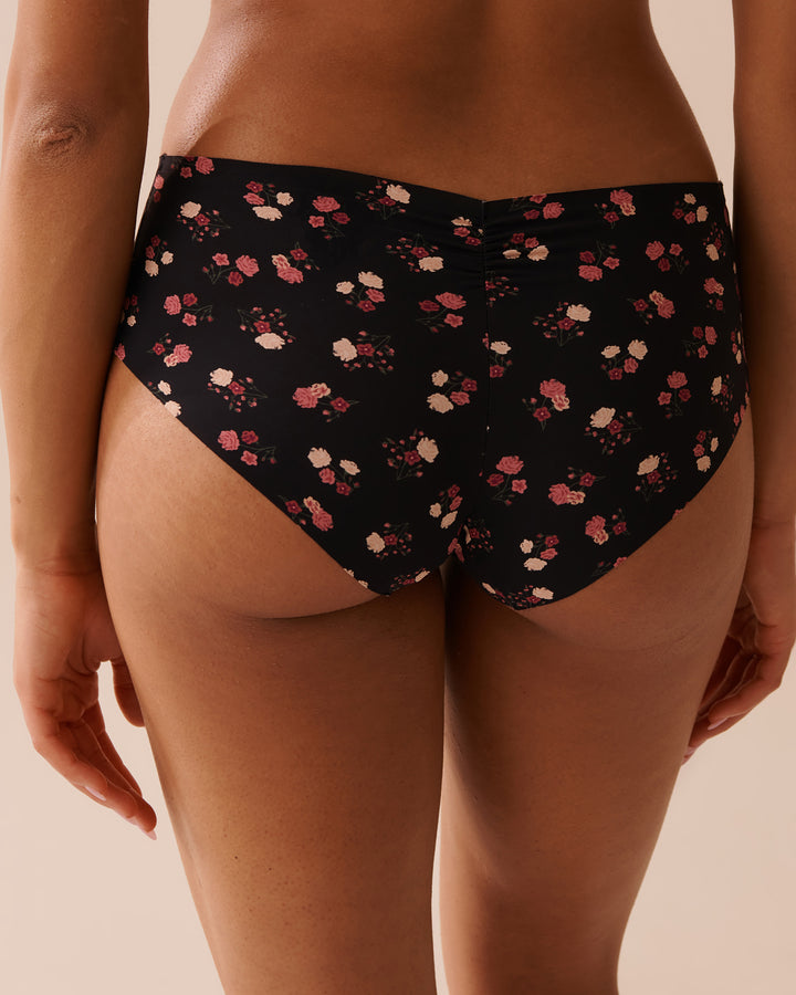 Microfiber Invisible Hiphugger Panty - Black Forest
