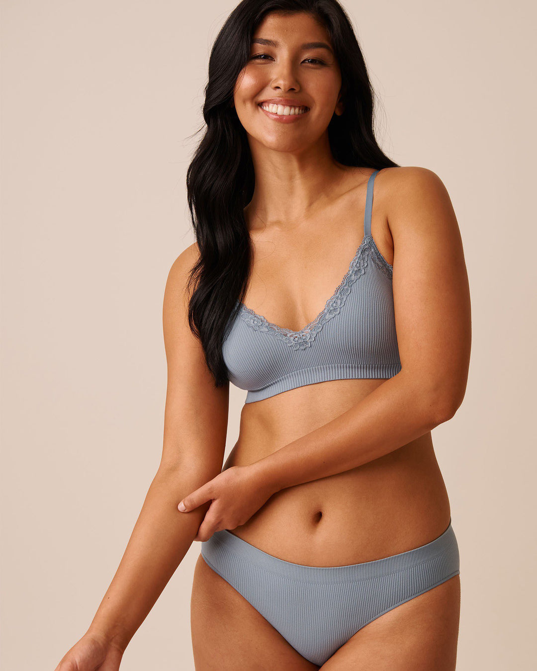 Seamless Fabric Ribbed Bikini Panty - Citadel