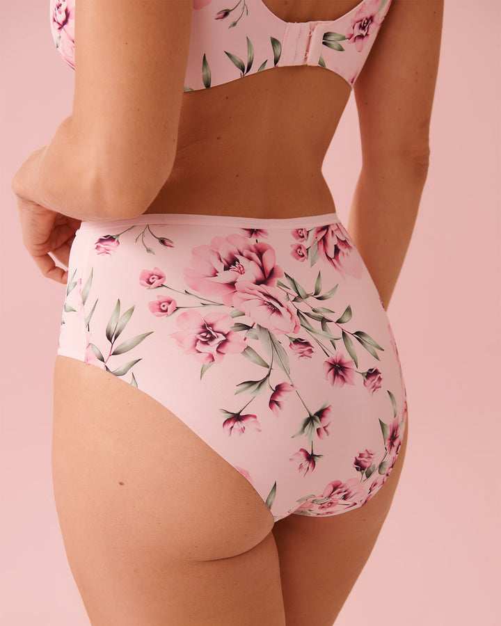Flor Prt Micro Sleek Hw Bikini - Pink