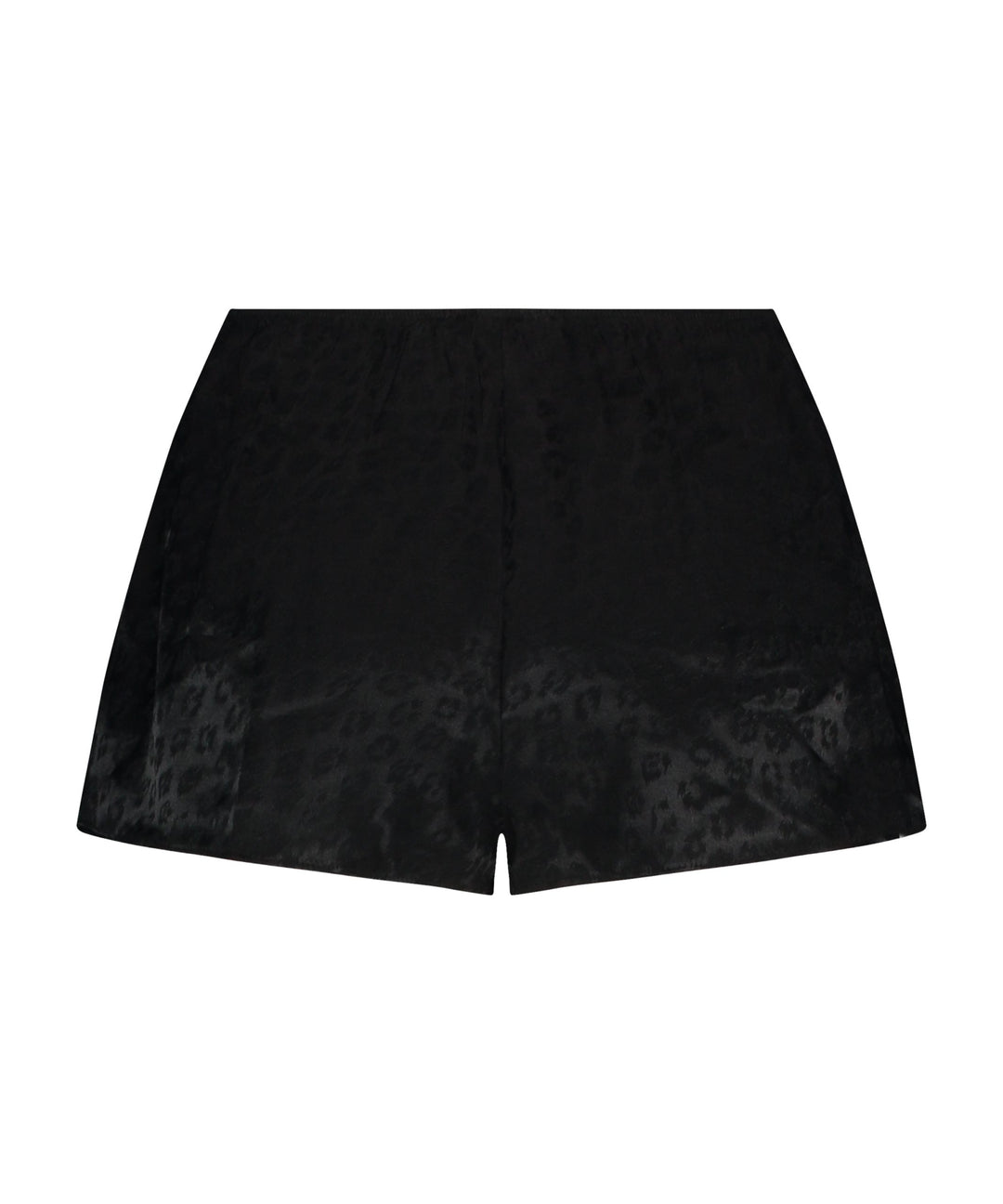 Short Jacquard Lace Leopard - Black