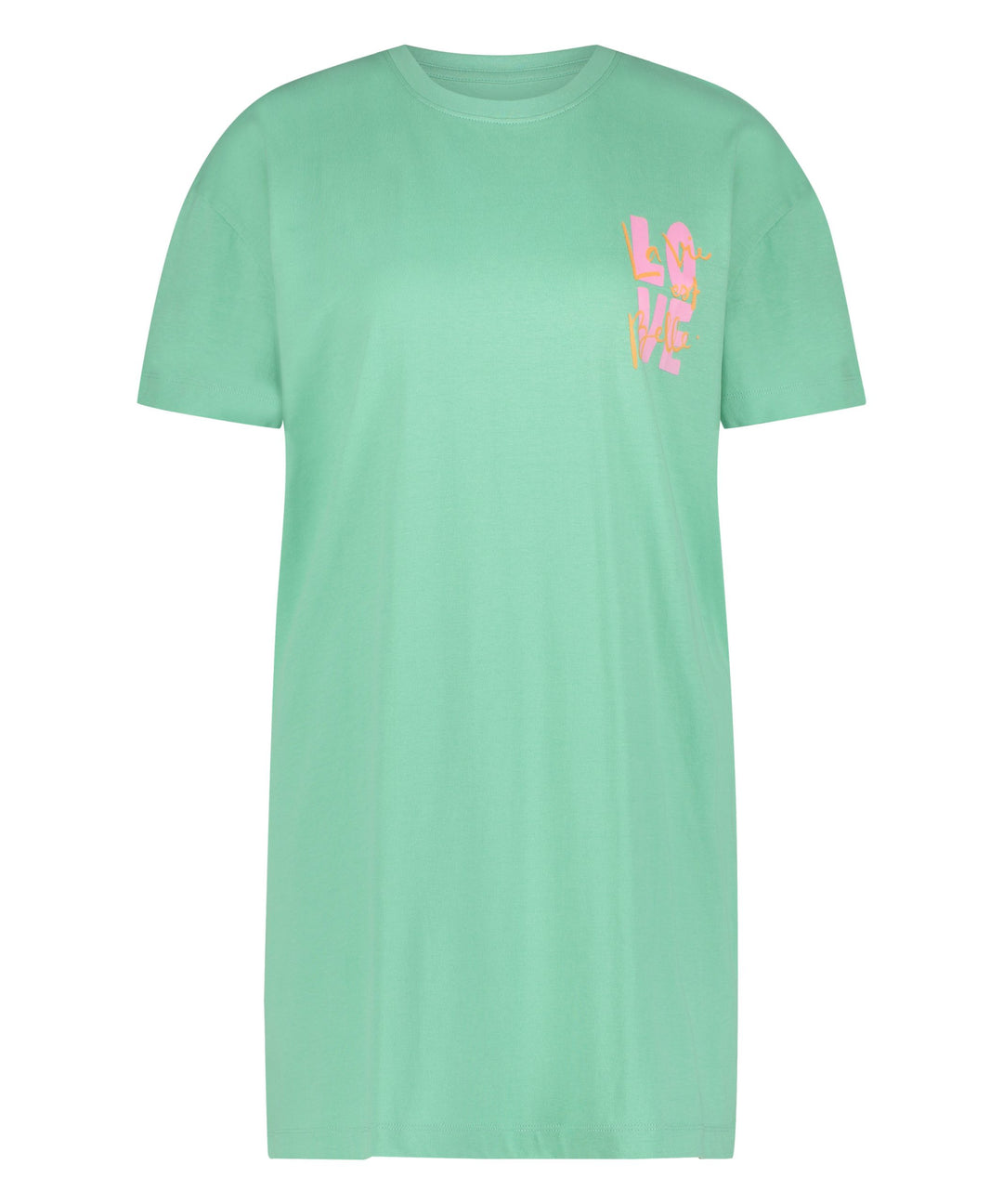 Nightie Boxy R-Neck Vie - Neptune Green