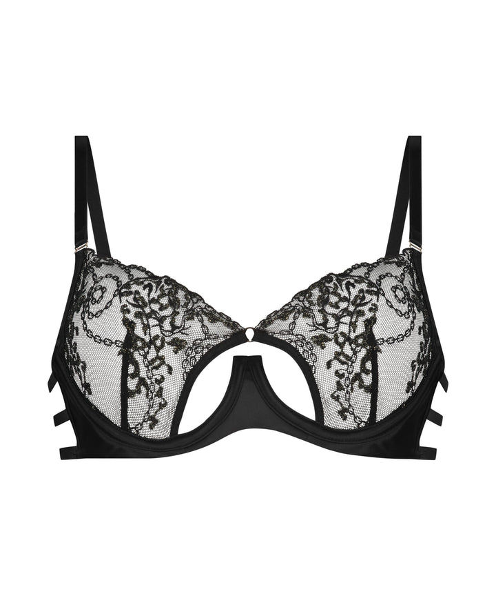 Felicia Non-Padded Underwired Bra - Caviar