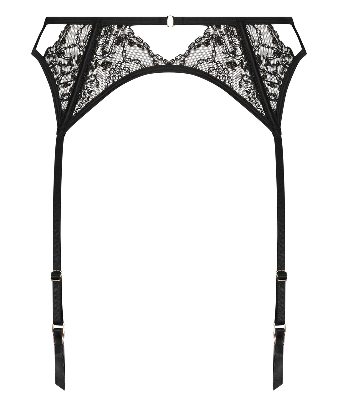 FELICIA SUSPENDER - Caviar