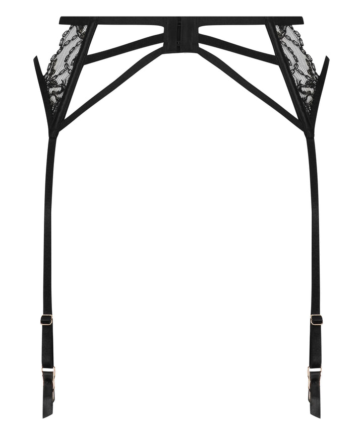 FELICIA SUSPENDER - Caviar