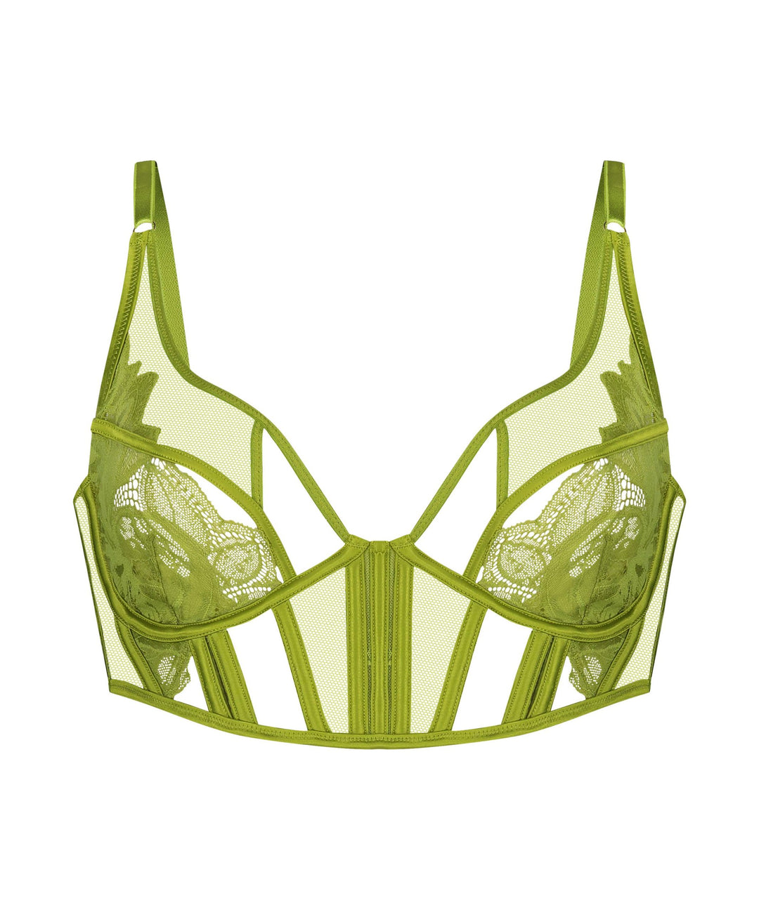 BILLIE PLUNGE UNPADDED LL - Lima Bean Green