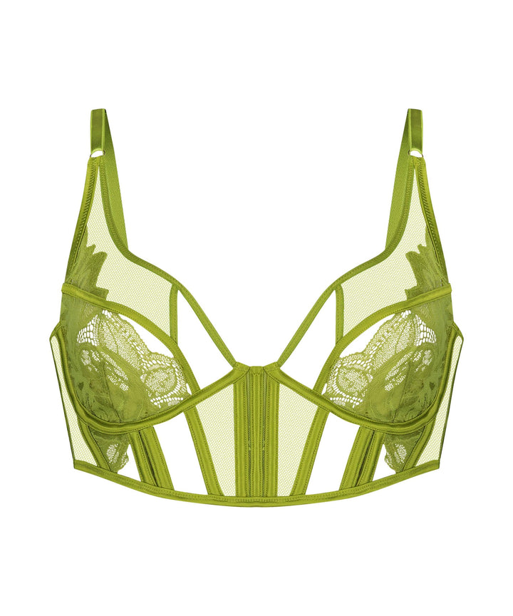 BILLIE PLUNGE UNPADDED LL - Lima Bean Green