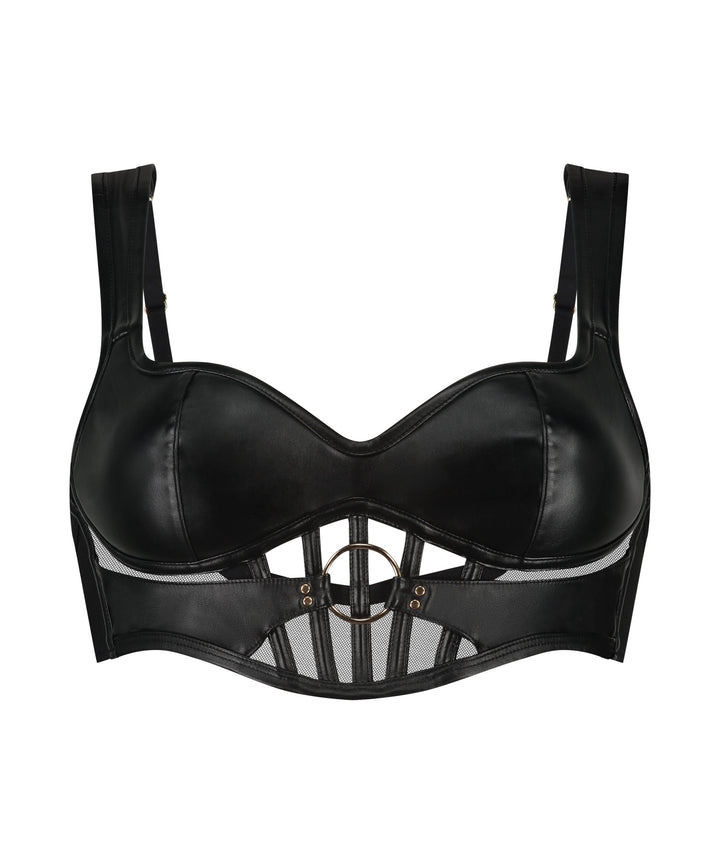 FAYE BRALETTE - Caviar