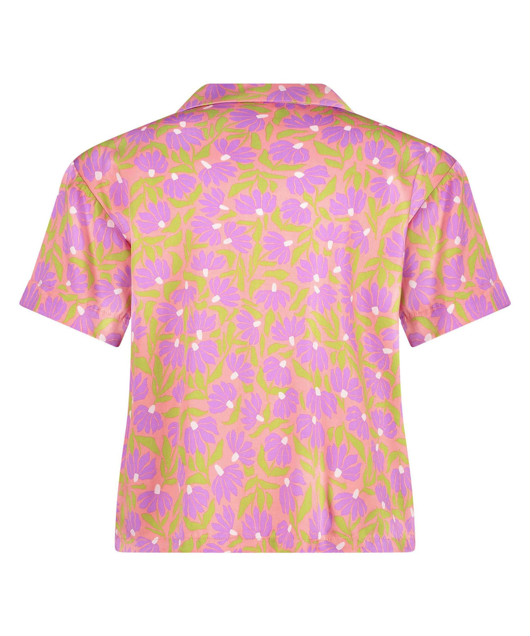 Jacket SS Vis Satin Aloha - Flamingo Pink