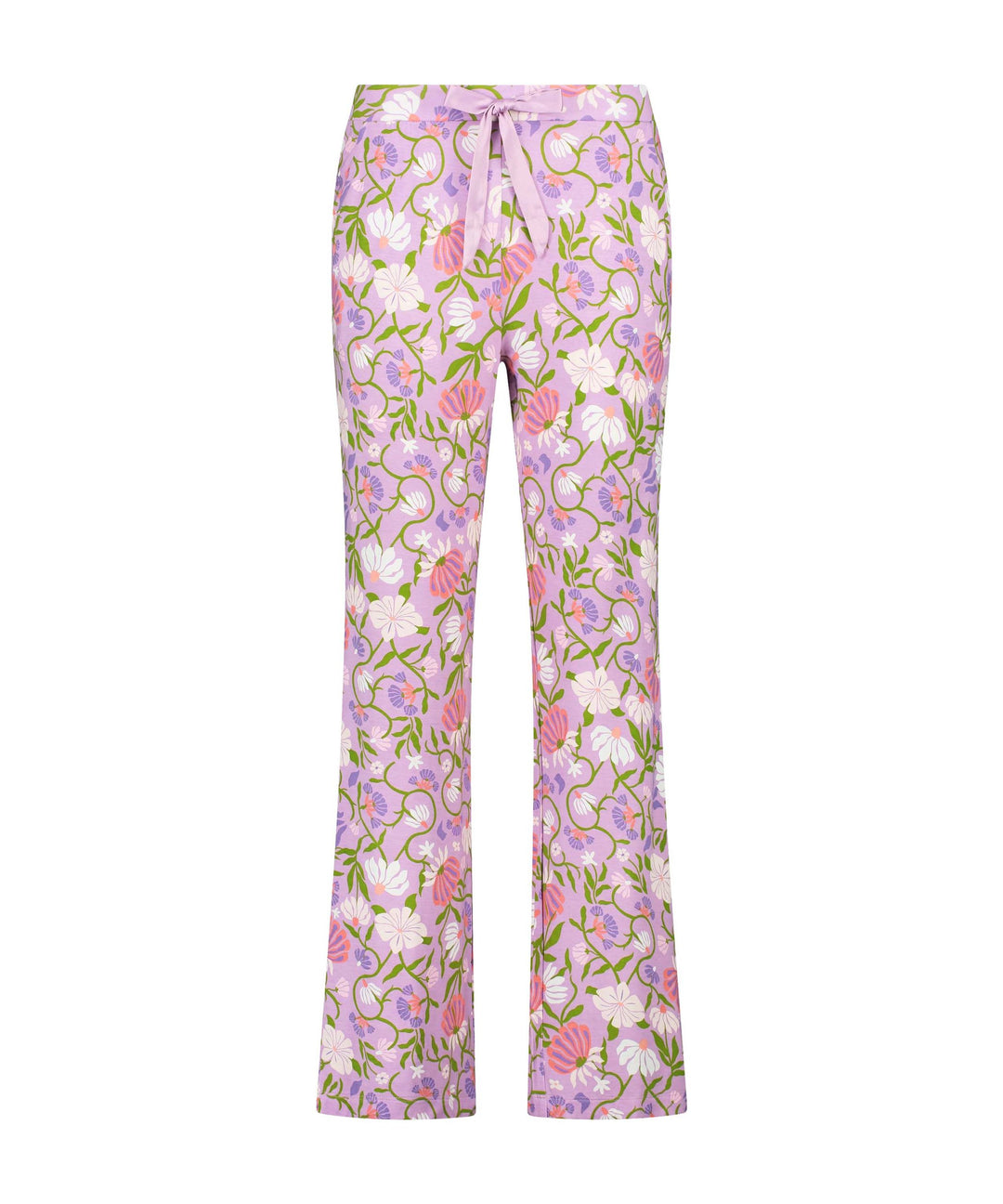 Pant Jersey Str Flower - Lavender Mist