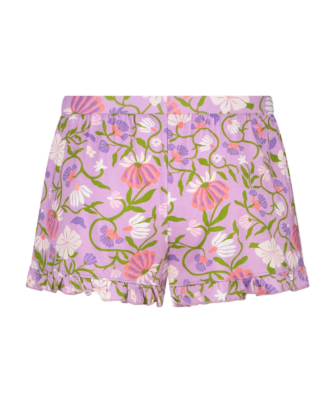 Short Jersey Ruffle Flower - Lavender Mist