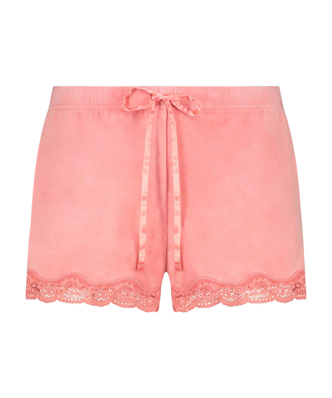 Short Velours Scallop Lace - Tea Rose