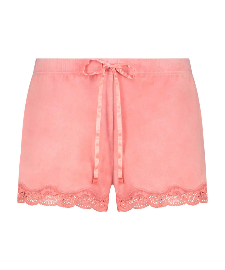 Short Velours Scallop Lace - Tea Rose